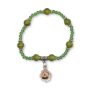 PULSERA BOLAS VERDE